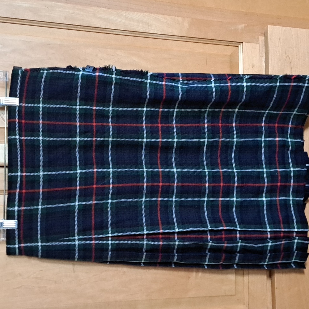 JEDBURGH KILTMAKERS SIZE 18 PLAID KILT Size 18 on label is US 10 to 12